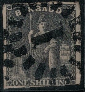 Barbados 1859 SC 9 Used 