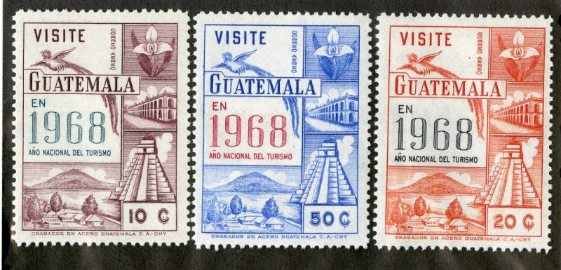 GUATEMALA C418-20 MNH SCV $12.00 BIN $6.00