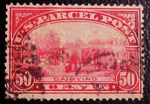 US  Q10 50c Parcel Post Used 