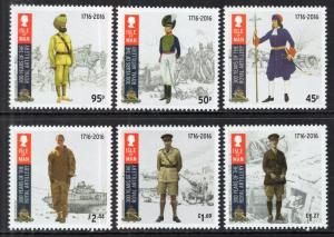 Isle of Man 1789-1794 Military MNH VF