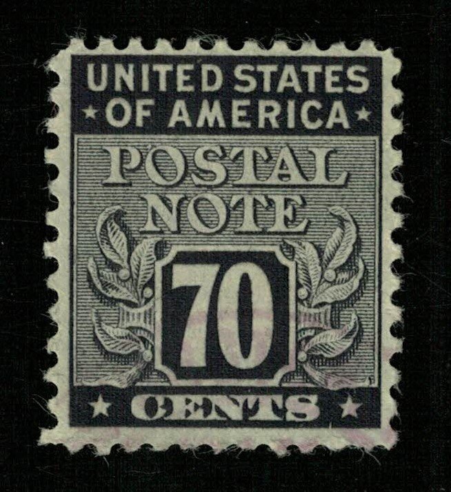 1945 USA Postal Note Stamps 70c (TS-375)