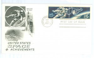 US 1331-32 1967 Space Achievements, U/A