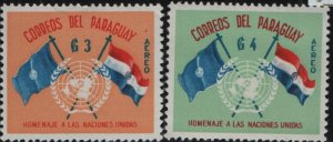 PARAGUAY C272-3 MNH F/VF SET OF 2