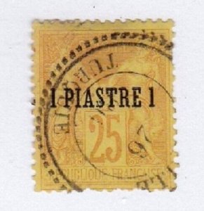 France - office in Turkey stamp #1, used, very desirable