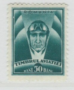 1932 Romania Postal Tax Timbrul Aviatiei Aviator 50b MH* A18P26F764-