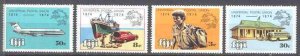 Fiji 347-50 MNH UPU/Transport SCV3