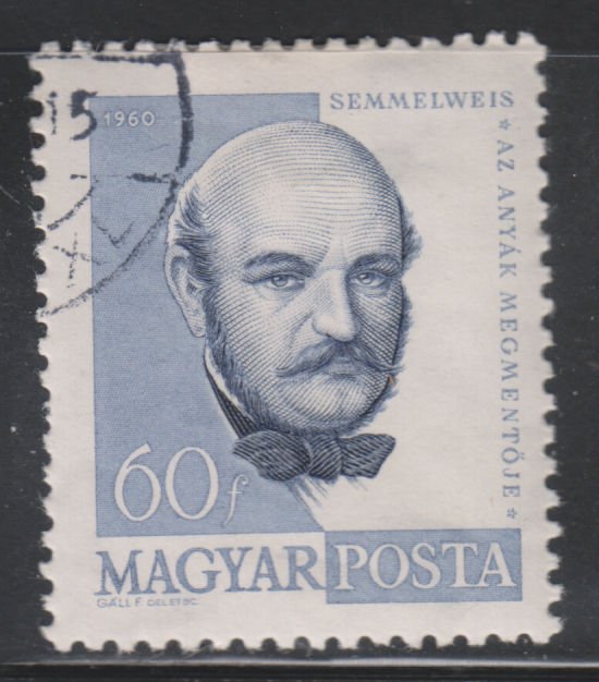 Hungary 1318 Ignaz Semmelweis 1960