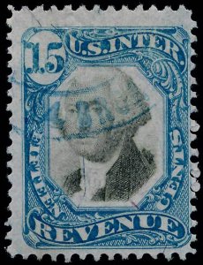 US R110 15? 1871 George Washington Second Issue Revenue Cat $100