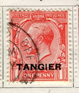 MOROCCO AGENCIES; 1925 early GV Tangier issue fine used 1d. value