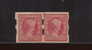 Scott 368 Schermack Type 3 Mint Paste Up Pair of 2 Stamps NH (BX 4140)