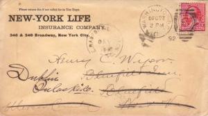 United States U.S. R.P.O.'s E. Radford & Norton 1890 285-C-1  Forwarding mark...