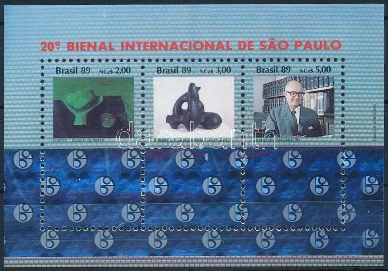 Brasil stamp Art block MNH 1989 Mi 80 Art WS234058