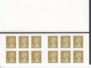 2006 - Forgery! - 1st Class x 12 booklet with blank cover and varnish bands 