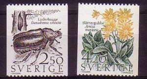 Sweden Threatened Species 2v 1987 MNH SG#1333-1334