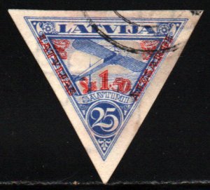 Latvia #CB5a     used