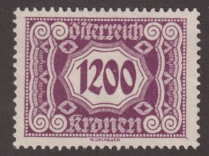 Austria J125 Postage Due 1923