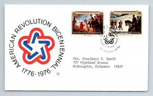 Rwanda 1976 FDC - American Revolution Bicentennial - F12927