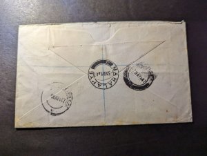 1947 Registered British Bechuanaland Cover Mahalapye to George Cape