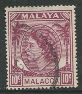 STAMP STATION PERTH Malacca #35 QEII Definitive Used 1954-55