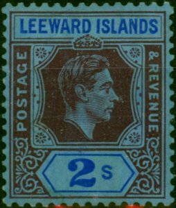 Leeward Islands 1938 2s Reddish Purple & Blue-Blue SG111 Fine MM (3)