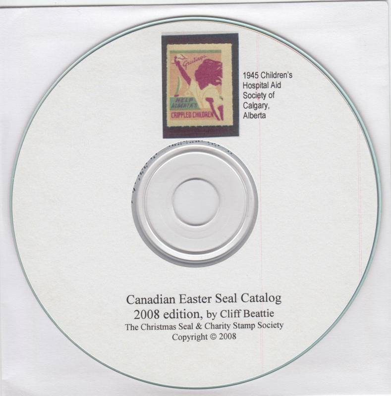 Canadian Easter Seal Catalog, 2008 Edition, by Cliff Beattie. CD