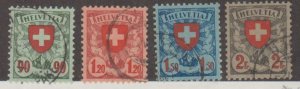 Switzerland Scott #200-203 Stamp - Used Set