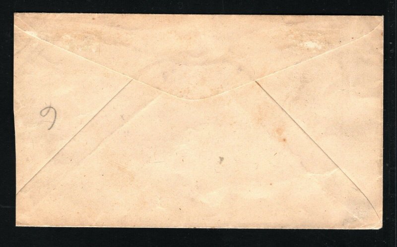 ST KITTS Cover 1½d Block{4} WAR TAX Overprint USA Cincinnati 1919{samwells}PB324