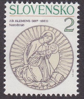 Slovakia # 173, Madonna & Child - Christmas, NH