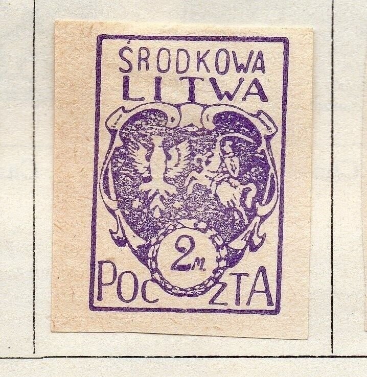 Lithuania 1920-21 Early Issue Fine Mint Hinged 2m. 150549