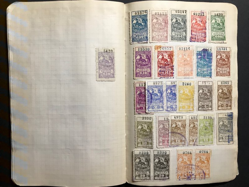 Argentina Revenue Stamps Mint/Used 1884-1912 (1100 Stamps)