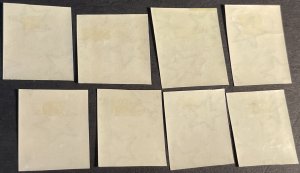 HUNGARY # 1418-1425-MINT/HINGED--COMPLETE SET--IMPERF AS ISSUED--1961
