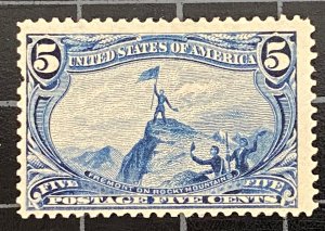 US Stamps - SC# 288 - MOGH - Perforation Fault - Catalog Value $100.00