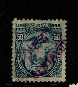 Ecuador SC# 75, Used, Hinge Remnant - S8549