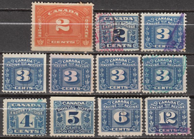 Canada - Back of the book small stamp lot   (2003)