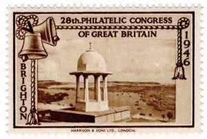 (I.B) Cinderella : 28th Philatelic Congress (Brighton 1946) Memorial