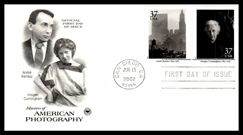 US 3649a-3649t Photography PCS Set of Ten U/A FDC