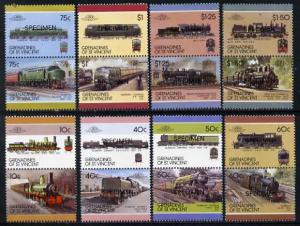 St Vincent - Grenadines 1987 Locomotives #7 (Leaders of t...