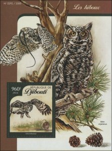 Djibouti 2016 Sc 886 Birds Owl CV $10.79