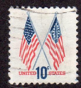 USA 1509 - Used - Crossed US Flags
