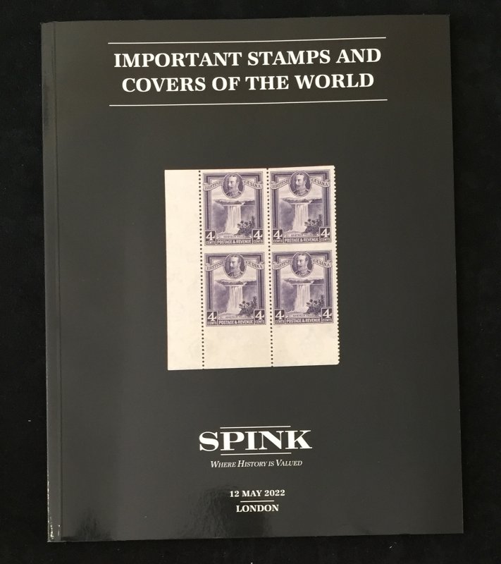Commonwealth Important Stamps and Covers of the World Spink Catalogue 2022 MK748