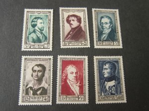 France 1951 Sc B258-263 set MLH