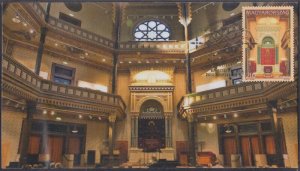 HUNGARY SC # 4445.5 FDC of GYOR SYNAGOGUE - INTERIOR VIEW