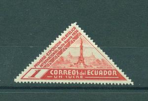 Ecuador sc# 357 mh cat value $3.75