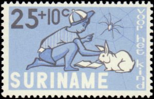 Suriname #B116-B119, Complete Set(4), 1965, Never Hinged