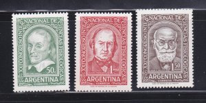 Argentina 682-684 Set MNH Physicians (A)