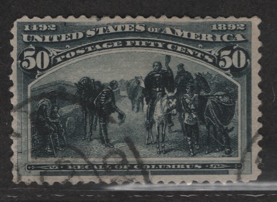 US Sc#240 used F-VF tiny tear at bottom, Cv. $175 | United States