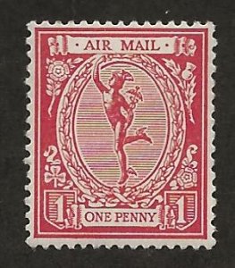 GREAT BRITAIN # 825 (IBRG) CINDERELLA MERCURY AIRMAILS  FVF/MNH 1923