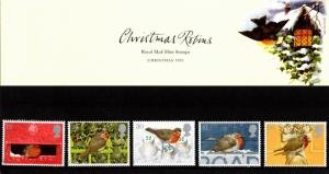 STAMP STATION PERTH Great Britain # Christmas Robins Presentation Pack 262 MNH