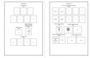 PRINTED PARAGUAY [CLASS.] 1870-1940 STAMP ALBUM PAGES (53 pages)