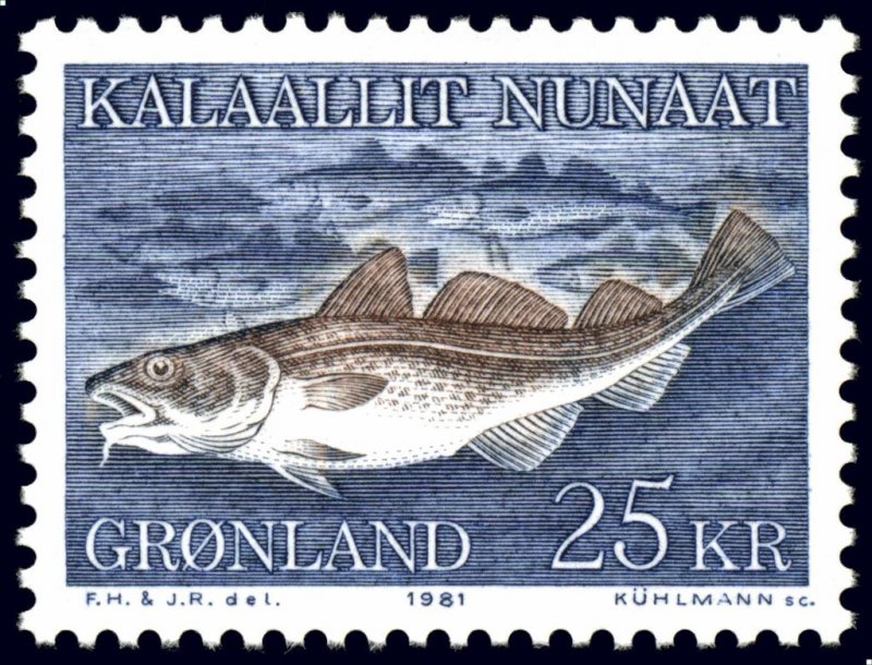 Greenland 1981 #140 MNH. Atlantic cod